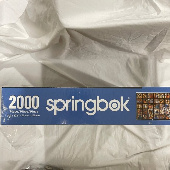 New Sealed Springbok 2000 Piece Jigsaw Puzzle Guitars Six String Symphony 34x42 - Picture 6 of 12
